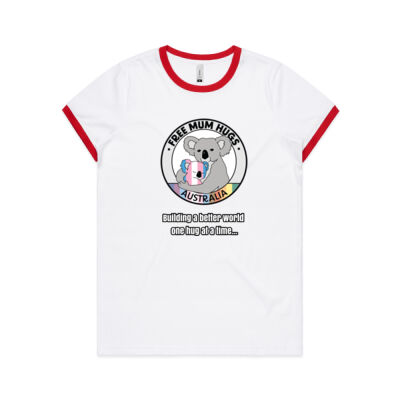 TLF - AS Colour Women's Ringer Tee - 4053  Sizes  XS - XL Thumbnail