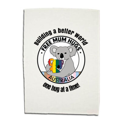 Linen Tea Towel - FMHA Logo + Building a better world Thumbnail