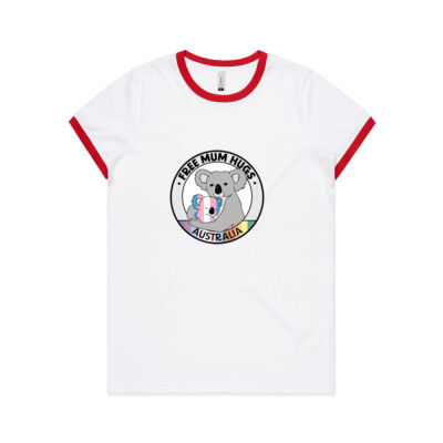 TLFB - AS Colour Women's Ringer Tee - 4053 Sizes XS > XL Thumbnail