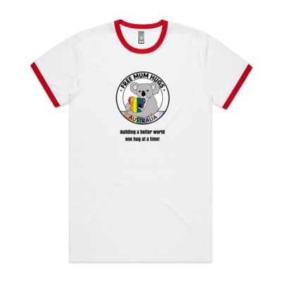 FMH - RTP - AS Colour Men's Ringer Tee - 5053  Sizes S > 2XL Thumbnail
