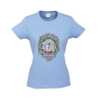 Sydney Mardi Gras & Fair Day 2026 Official Trans  - PLUS Womens Ice Short Sleeve Tee 6 - 24 Thumbnail