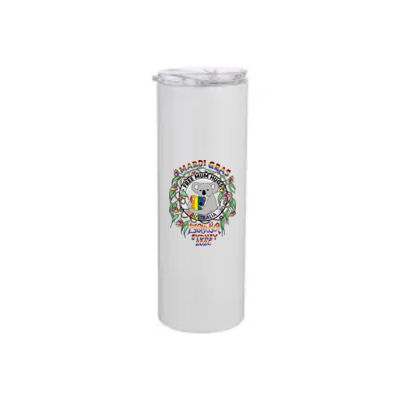 Sydney Mardi Gras & Fair Day 2026 Official Rainbow Stainless Steel Skinny Tumbler with Straw and Lid Thumbnail