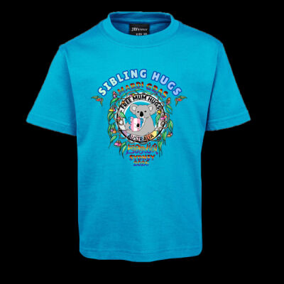 Sydney Mardi Gras & Fair Day 2026 Official TRANS SIBLING HUGS -JB's Kids Tee 3XS - XL Thumbnail