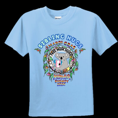 Sydney Mardi Gras & Fair Day 2026 OfficialTRANS SIBLING HUGS -Stedman Junior Classic Tee 3XS - XL Thumbnail